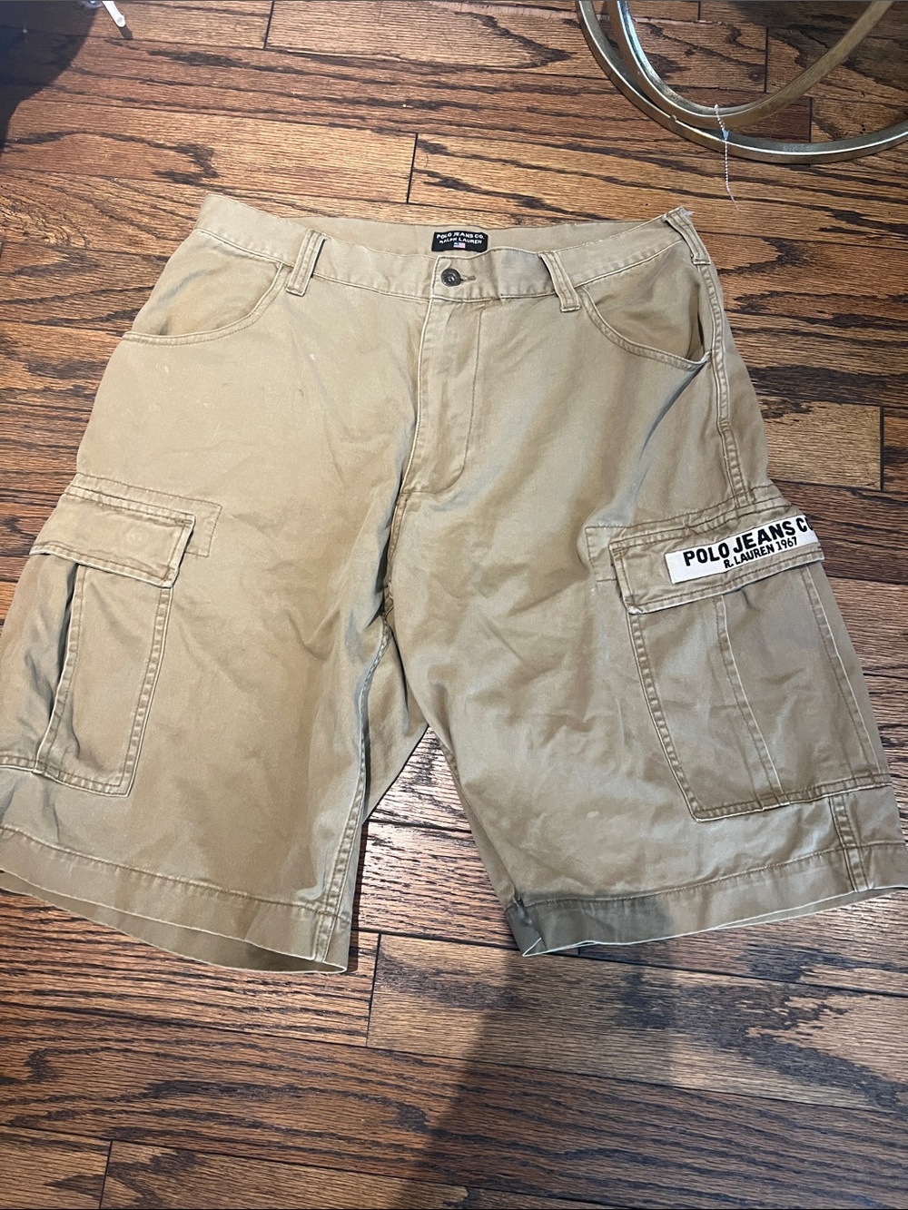 Ralph Lauren Black Label Tan Cargo Shorts - Polo Jeans Co.